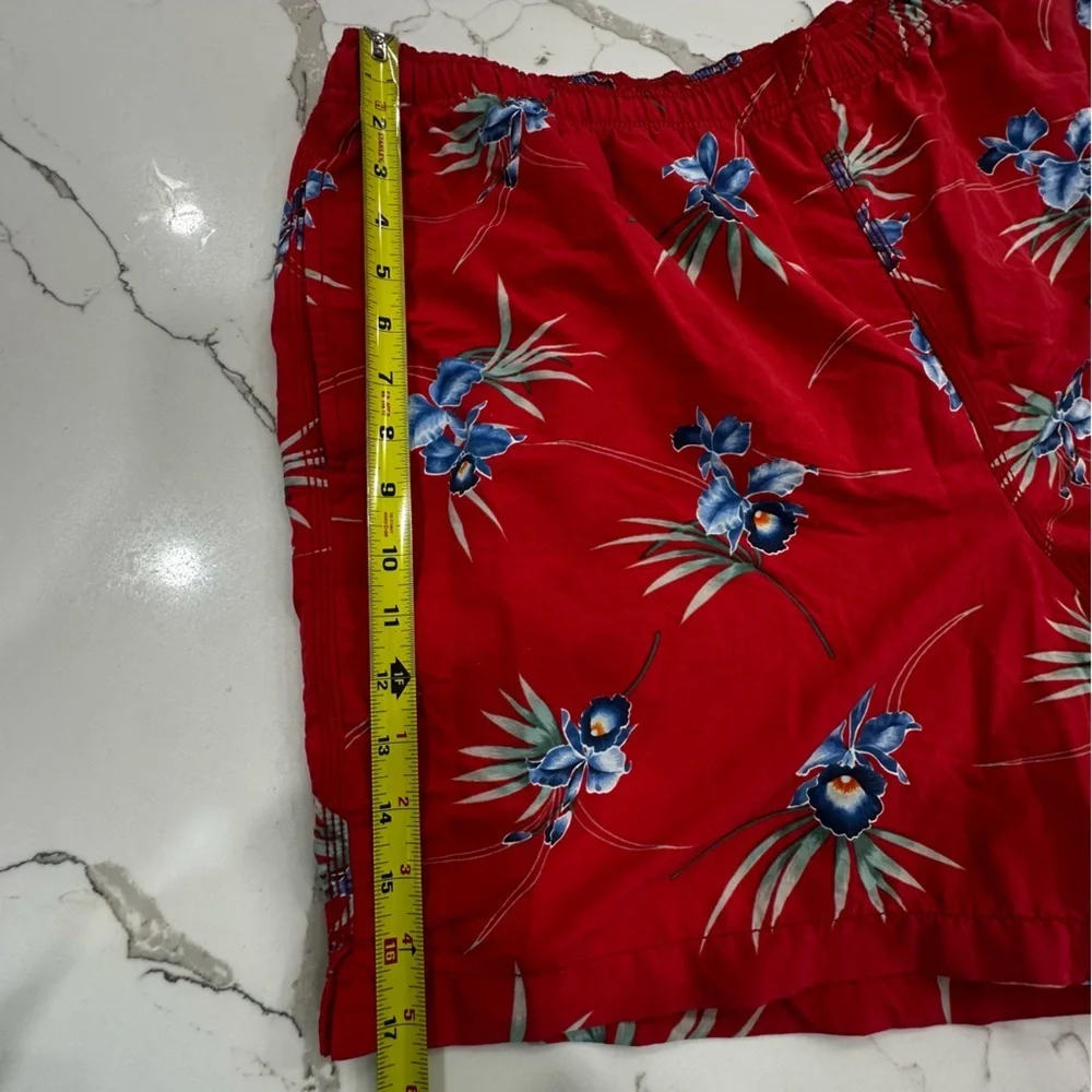 Tommy Bahama Relax Orchid Groves Swim Shorts Floral Print XL Nylon Board Shorts